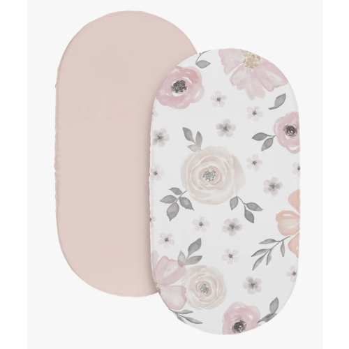 Sweet Jojo Designs Watercolor Floral Fitted Crib Sheets | Wayfair