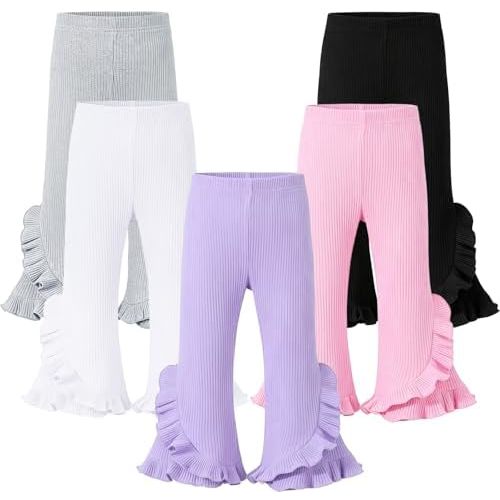 5 Pack Girls Flare Pants