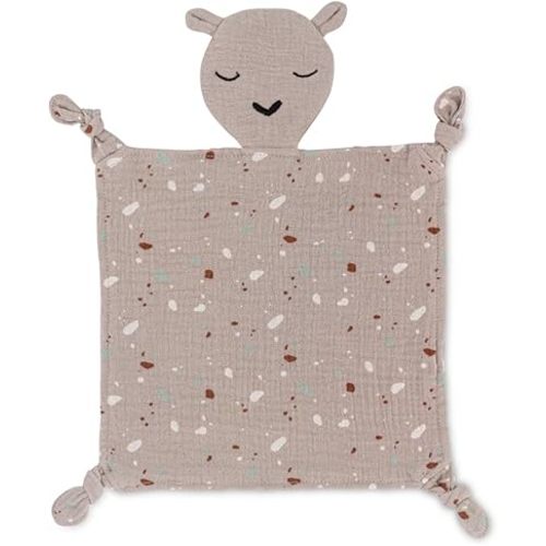 Parker Baby Muslin Lovey Security Blanket for Babies | 100% Organic & Hypoallergenic Muslin Cotton | Soft & Safe for Newborns and Toddlers | Travel Friendly Sleep Soother