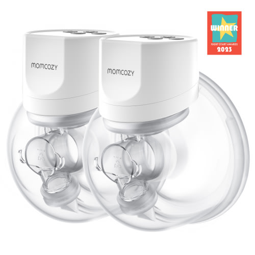 Momcozy S12 Pro Hands Free Breast Pump Wearable, Double Portable Breast Pump Electric 24mm