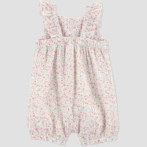 Carter's Just One You® Baby Girls' Floral Ruffle Romper - Newborn