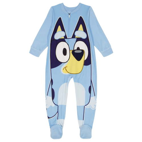 Bluey Toddler's One Piece Sleeper with Long Sleeves, Sizes 2T-5T