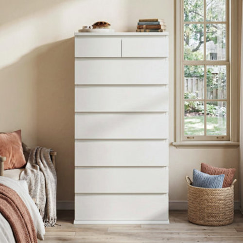 Wrought Studio™ Drawer Dresser With Organizer Inserts, Anti-Collapse & Smooth Sliding Rails & Reviews | Wayfair