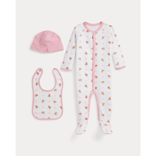 Polo Bear Cotton 3-Piece Gift Set