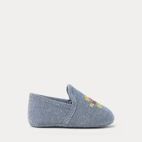 Ralph’s Garage Cotton Denim Ash Slipper