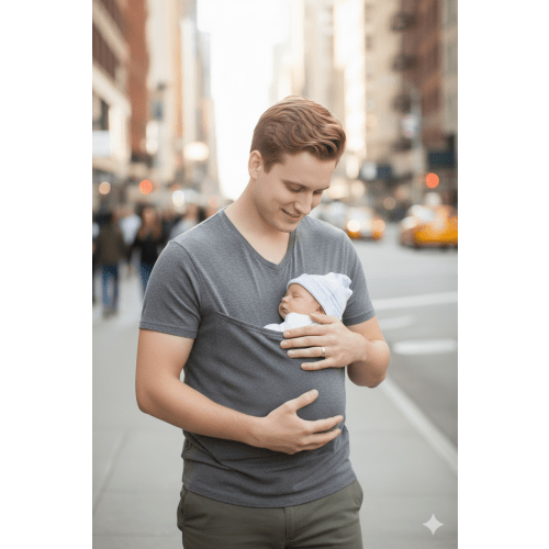 Kangaroo Pocket T-Shirt Baby Carrier