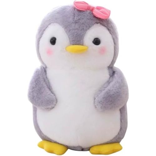 9.8 inch new Penguin Plush Toys Pillow,Penguin Doll Stuffed Animal Plush Toys,Marine Animal,Children's Birthday Gift Home Decor (Girl's Style)