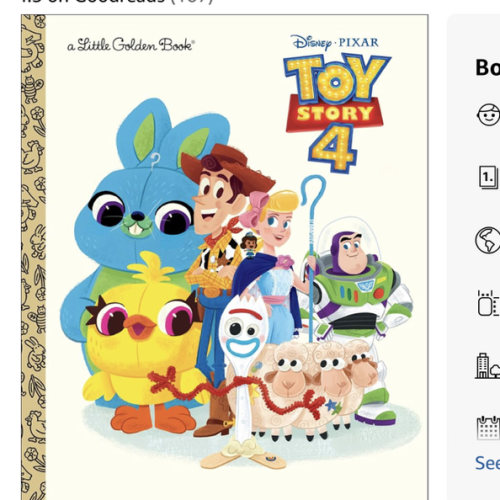 Toy Story 4 Little Golden Book (Disney/Pixar Toy Story 4)