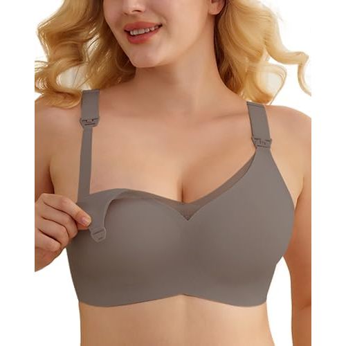 As Fairy Nursing Bras for Breastfeeding Mesh Lace Seamless Maternity Bra Pregnancy Sleep Wireless Bralette