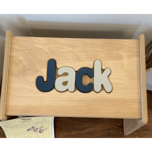 Personalized Puzzle Step Stool