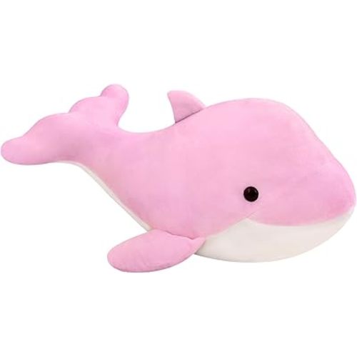 Dolphin Plush Pillows, Pink 10.5 Inch, Cute Stuffed Animal Plushies