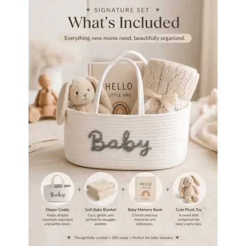Baby Shower Gift Basket - Signature SET