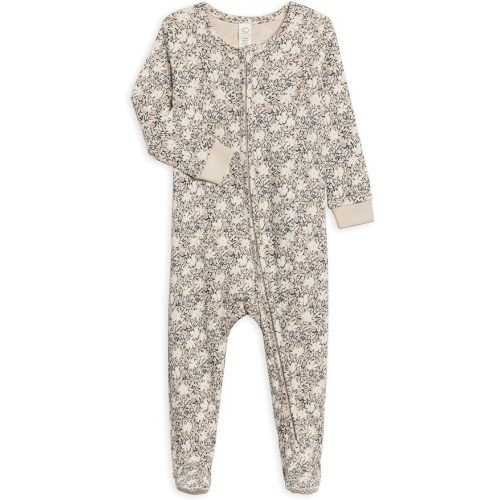 Colored Organics Baby Organic Cotton Peyton Zip Up Footed Sleeper