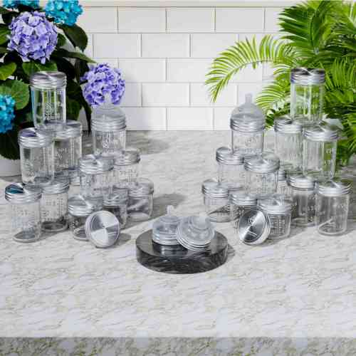 Burrbaby Glass Breast Milk Storage bottles