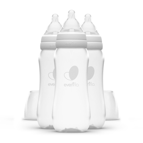 Evenflo Feeding Balance+ Bottles, Standard, 0+ Months, Slow Flow, 3 Bottles, 9 oz (270 ml) Each