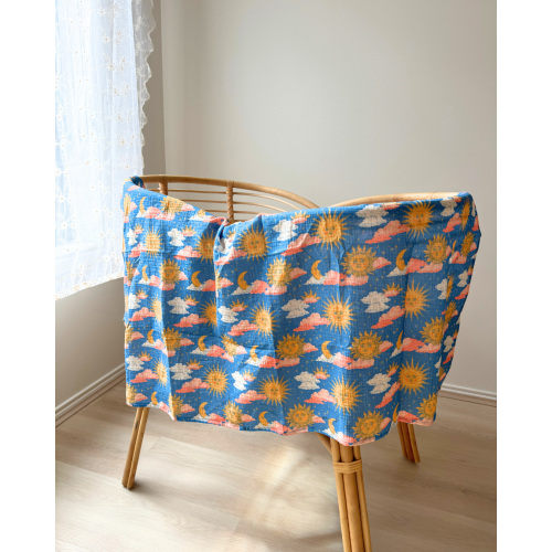 Organic Muslin Nursing Cover - Golden Hour