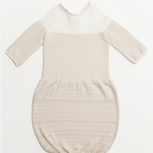 Bamboo Blend Beige Arms Out™ Long Sleeve Sleep Sack – Swaddelini