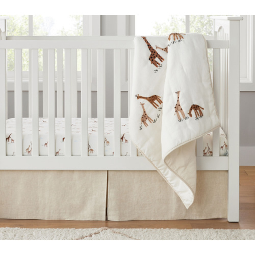 Goldie Giraffe Baby Quilt | Pottery Barn Kids