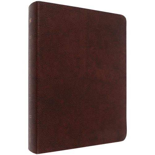 ESV Single Column Journaling Bible, Bonded Leather, Large Print, Mocha