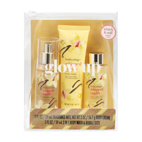 Bodycology Whipped Vanilla Body Care Gift Set, 3 Piece