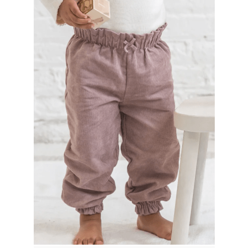 Awen Corduroy Ruffle Pant