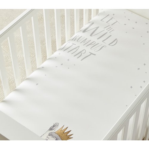Where The Wild Things Are Picture Perfect Organic Crib Fitted Sheet | Pottery Barn Kids