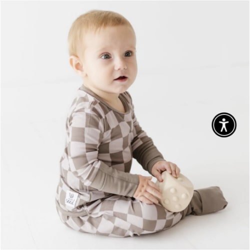 Cocoa Check Day to Night Romper Luxe Edition | Cotton Bamboo Blend
