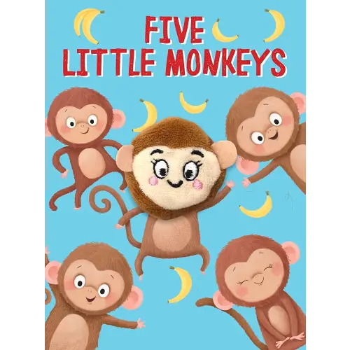 Five Little Monkeys - Children's Finger Puppet Board Book