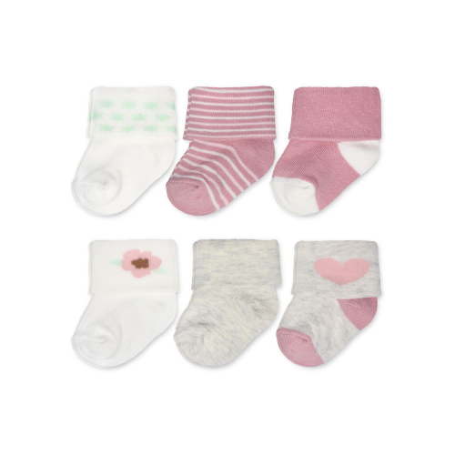 Carter's Child of Mine Girls' Folded Cuff 6-pack - Walmart.ca