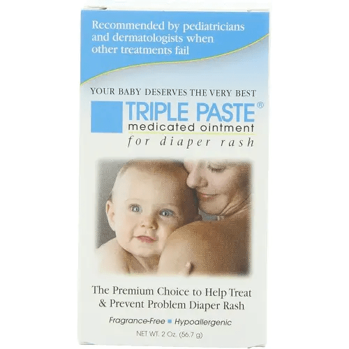 Triple Paste Triple Paste Medicated Ointment for Diaper Rash, 2-Ounce (Pack of 2)