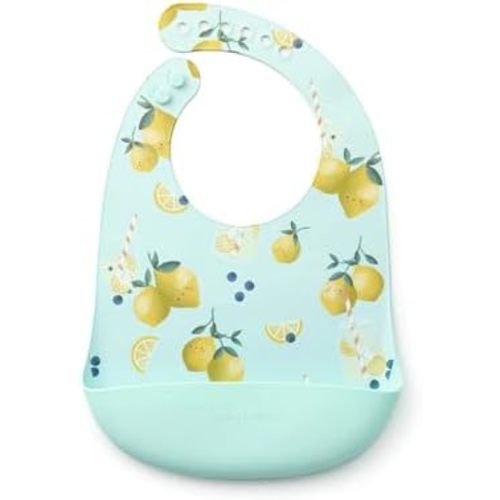 Loulou Lollipop Soft, Waterproof Silicone Feeding Bib for Babies and Toddlers