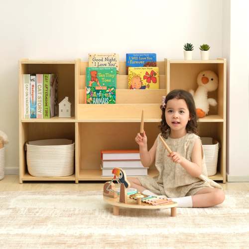 OOOK Montessori Bookshelf Toy Storage Organizer