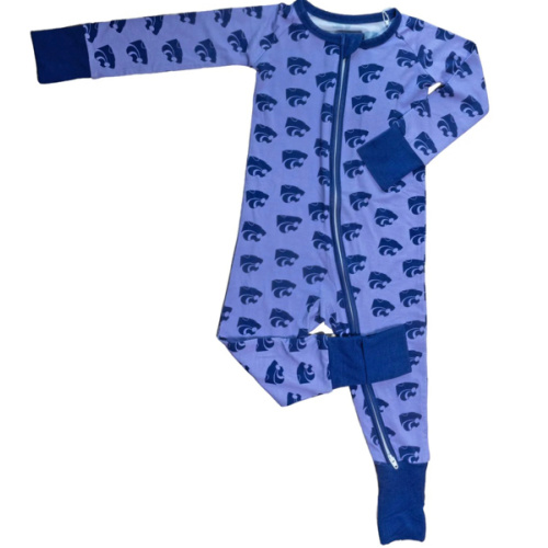 Kansas State Wildcats Bamboo Zippy One-Piece | Tailgate Tikes