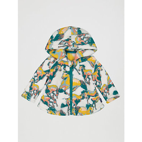 Little Girl's Sherpa Full Zip Ruffle Hem Hoodie | NEW | Wrangler®