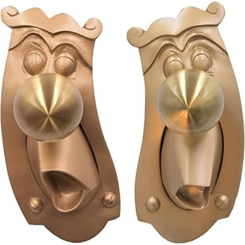 Mr. Doorknob Functional Door knob Set. Room Decoration Decor. Left or Right. Handmade.