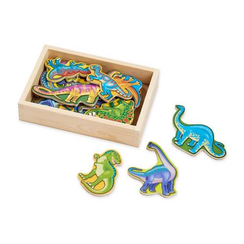 Melissa & Doug Magnetic Wooden Dinosaur Set