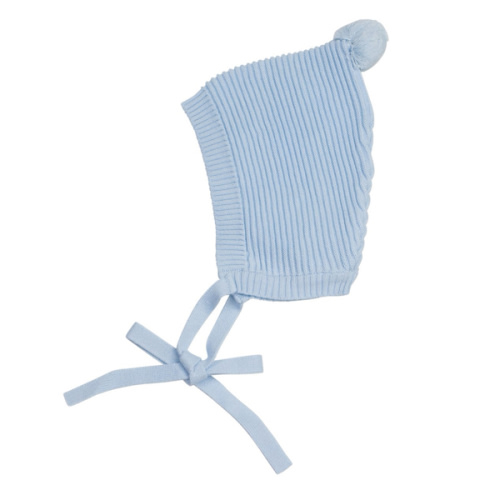 Pompom Ribbed Knit Bonnet I Feltman Brothers