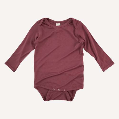 long sleeve lap neck bodysuit | apple fritter | bamboo – kate quinn
