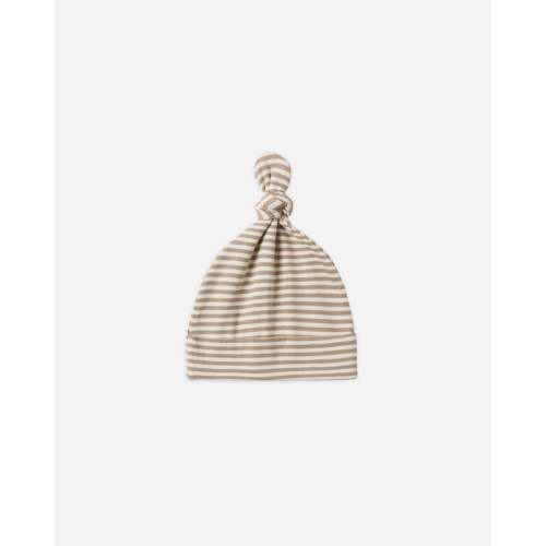 Bamboo Knotted Baby Hat Slate