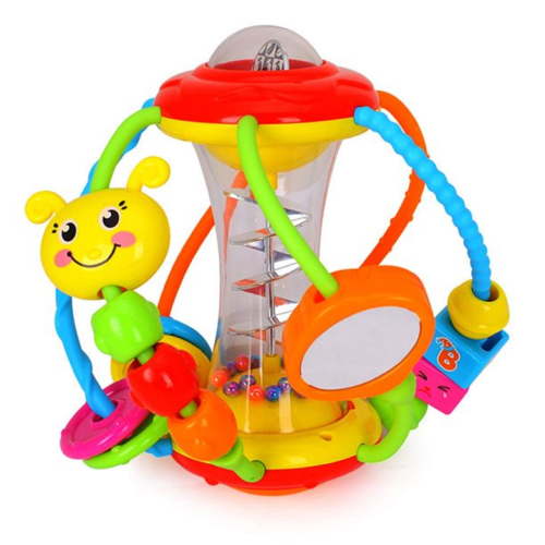 Adakot Baby Toys 0-6 Months, Baby Rattles Activity Ball Infant Toys, Shaker Grab Spin Rattle, Crawling Educational 6 Month Old Baby Toys for 3, 6, 9, 12 Months Baby Boys Girls
