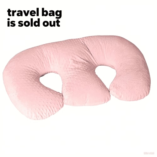 Twin Z Pillow The 6 uses in 1 Twin Pillow ! Grey Plus Free Travel Bag! 100x50cm