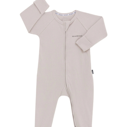 Bonds Wide Needle Rib Zippy | Baby Baby Coverall | BWJ9A
