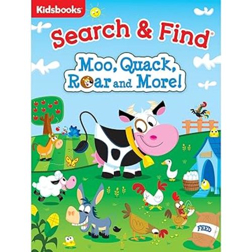 My First Search & Find: Moo, Quack, Roar and More! - Search for Animals in a Variety of Natural Environments, Ages 2 and Up – Part of the My First Search & Find Series