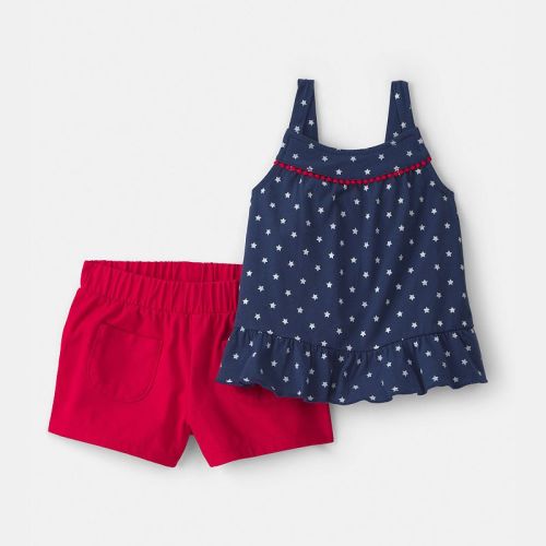 Baby Girl Carter's 2-Piece Star Tank Top & Short Set