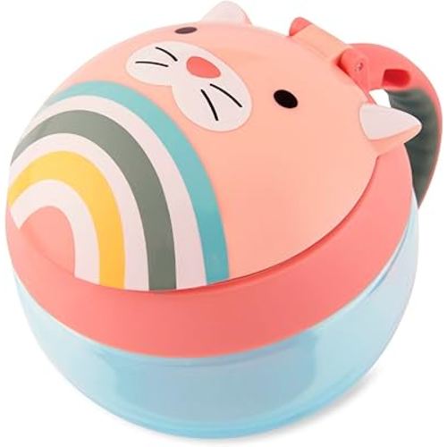 Skip Hop Baby Snack Container, Mealtime Snack Cup, Cat