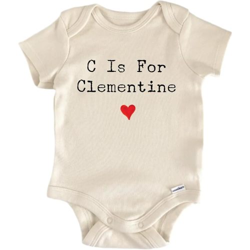 C Is For Clementine - Baby Boy Girl Clothes Bodysuit Funny Cute
