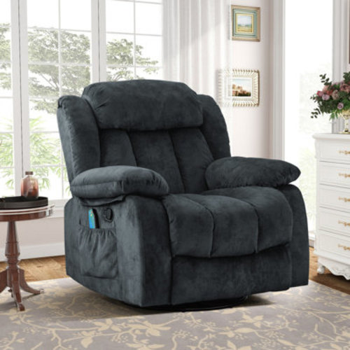 Reclining Massage Chair with Swivel and Rocking Function | Wayfair
