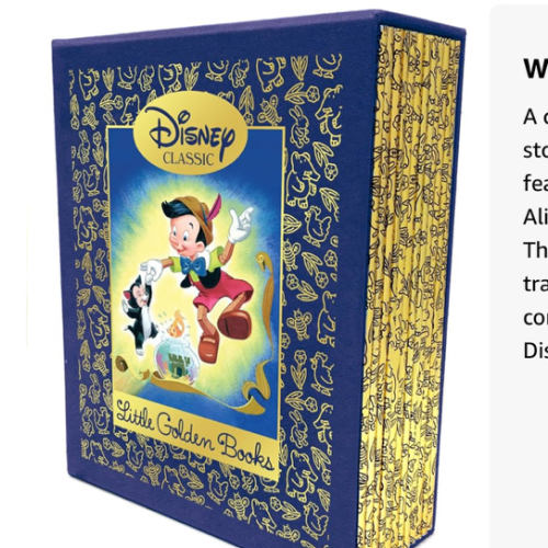 12 Beloved Disney Classic Little Golden Books (Boxed Set)