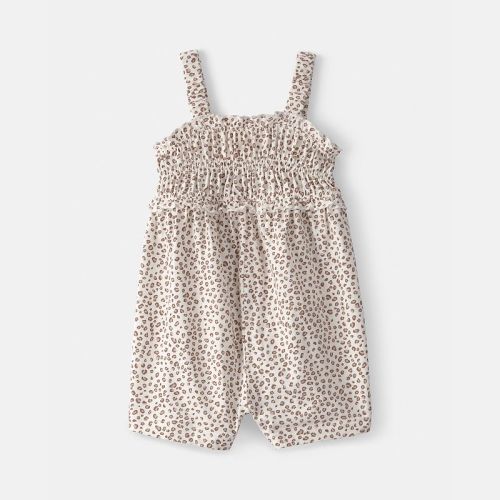 Baby Girl Carter's Cheetah Animal Sleeveless Romper