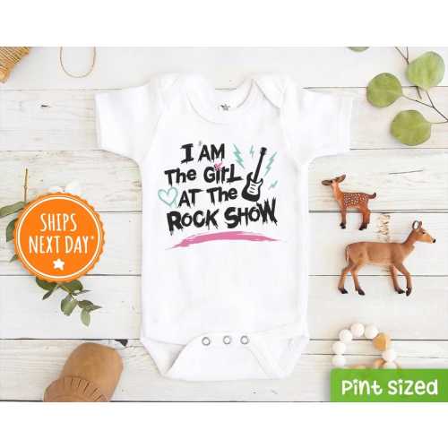 6-9 Months Blink-182 White Short Sleeve Onesie | I Am the Girl at the Rock Show Onesie® Funny Blink 182 Bodysuit Cute Natural Baby Onesie® Rock and Roll Baby Shower Gift - Etsy
